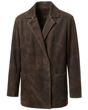 Salvatore Santoro Long-Sleeve Casual Jacket - Brown