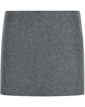 Sportmax Poggio Mini Skirt - Gray
