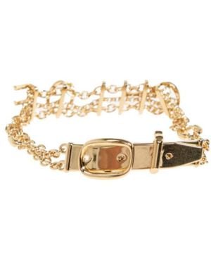Chloé Logo-Lettering Multi-Chain Bracelet - White