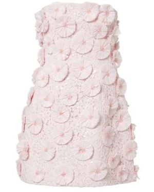 Jonathan Simkhai Holland Embellished Bustier Dress - Pink