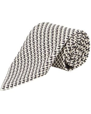 Tom Ford Patterned Tie - White