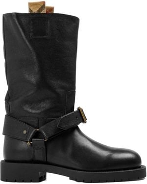 Burberry Classic Versatile Ankle Boots - Black