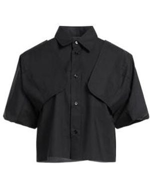 MM6 by Maison Margiela Plain Colour Shirts - Black