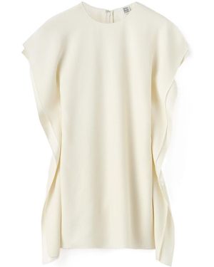 TOTEME Slit-Sleeve T-Shirt - White