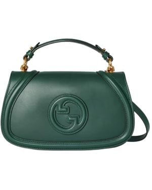 Gucci Blondie Medium Top Handle Bag - Green