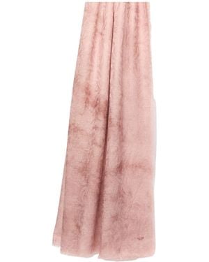 Weekend by Maxmara Butterfly Logo Embroidered Scarf - Pink