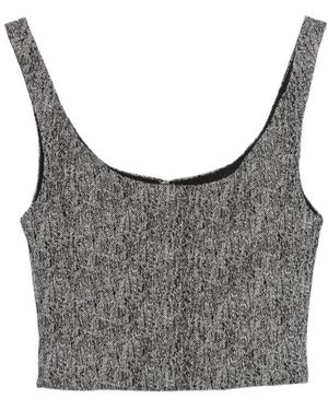 STAUD Wells Top - Grey