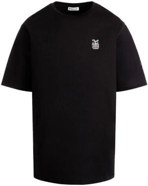 Bally Crest Logo Crewneck T-Shirt - Black