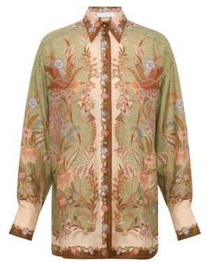 Zimmermann Indra Relaxed Shirt - Multicolour