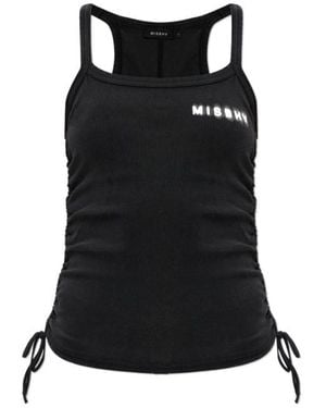 MISBHV Drawstring Top - Black
