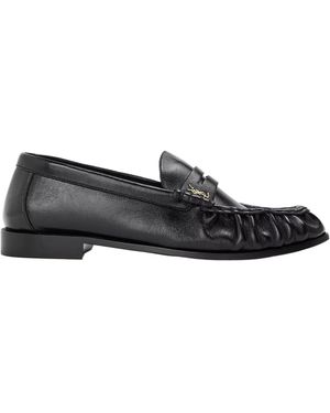 Saint Laurent Le Supple Loafers - Black