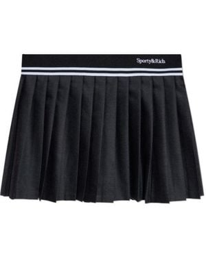 Sporty & Rich Abigail Mini Skirt - Black