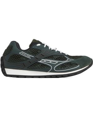 Bottega Veneta Orbit Lace-Up Trainers - Black