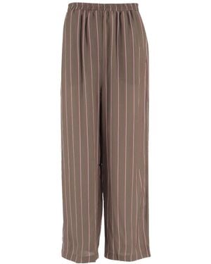 Frankie Shop Baxter Fluid Track Trousers - Brown