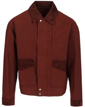 Dries Van Noten Veperny Panelled Jacket - Red