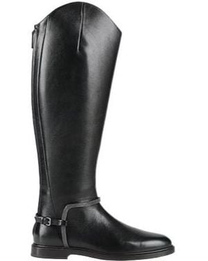 Brunello Cucinelli Minimalist Leather Boots - Black