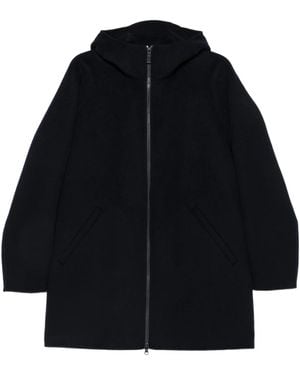 Aspesi Hooded Zip-Up Parka - Blue