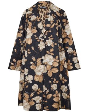 Dolce & Gabbana Structured Overcoat - Multicolour