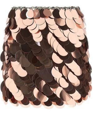 Rabanne Sequin Skirt - Pink