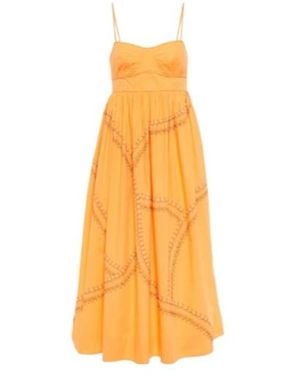 Ulla Johnson Midi Dress - Yellow