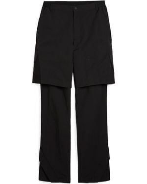 HELIOT EMIL Puma X Belt-Loop Casual Pants - Black