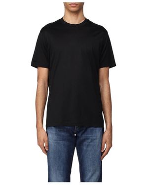 Paul & Shark Crewneck Short-Sleeved T-Shirt - Black