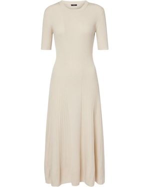 JOSEPH Ribbed Knit Dress - Natural
