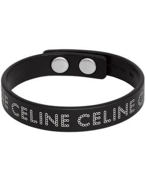 Celine Monochroms Studs Bracelet - White
