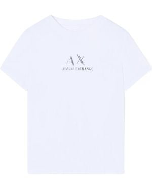 ARMANI EXCHANGE Short Sleeve T-Shirt - White