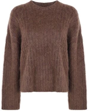 Uma Wang Crew-Neck Sweater - Brown