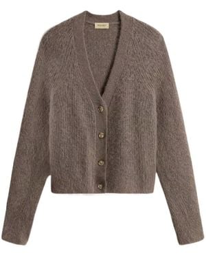 Woolrich Brushed Cardigan - Brown