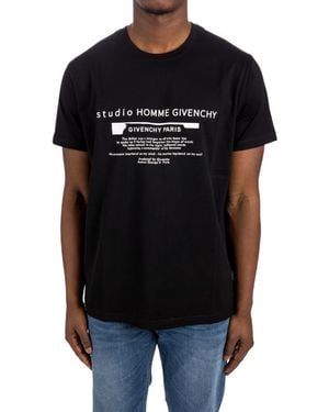 Givenchy Studio Logo-Print T-Shirt - Black