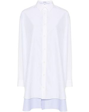 Loewe Double Layered Shirt Dress - White