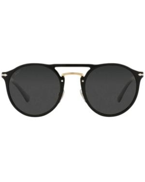 Persol Round Frame Double-Bridge Sunglasses - Multicolour