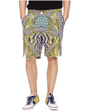 Just Cavalli Waist Straight Shorts - Green