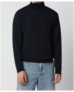 Roberto Collina Turtleneck Knit Jumper - Blue