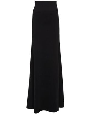Victoria Beckham High-Waisted Midi Skirt - Black
