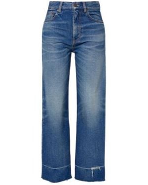 Chloé Cropped Wide-Leg Jeans - Blue