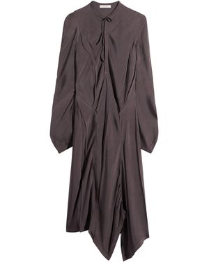 Lemaire Dress With Biais Pleat - Grey