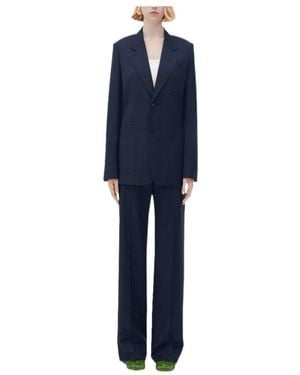 Bottega Veneta Wool Herringbone Casual Jacket - Grey