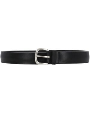 Orciani Geometric Buckle Belt - White