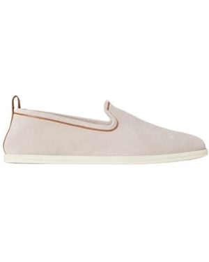 Loro Piana Venice Walk Loafers - Natural