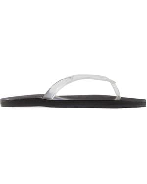 Ancient Greek Sandals Jelly Pvc Flip Flops - White