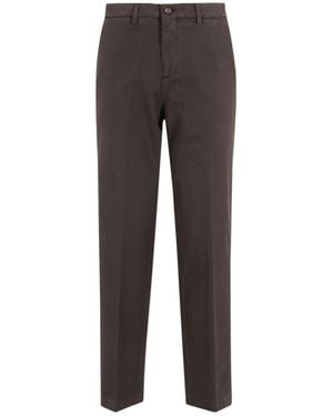 Briglia 1949 Casual Pants With Belt Loops - Gray
