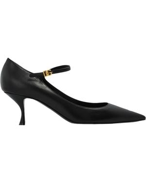 Dolce & Gabbana Ankle-Strap Pointed-Toe Pumps - Black