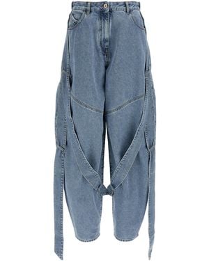 デニム・ジーパン THE ATTICO FW24 The Attico Jeans (247WCP198 D089733) Buy The Attico high-rise wide-leg jeans (247WCP198 - D089