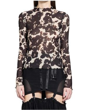 KNWLS Ruffled Top - Black