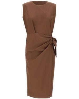 Kaos Tie-Front Dress - Brown
