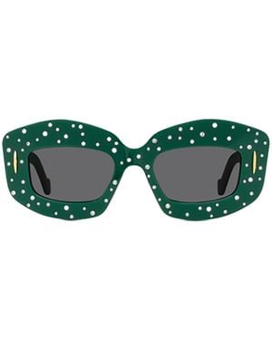 Loewe Cat Eye Frame Sunglasses - Green