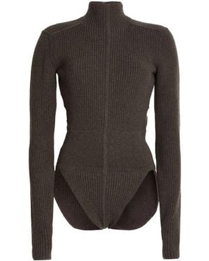 Rick Owens Minimalist Turtleneck Sweater - Black